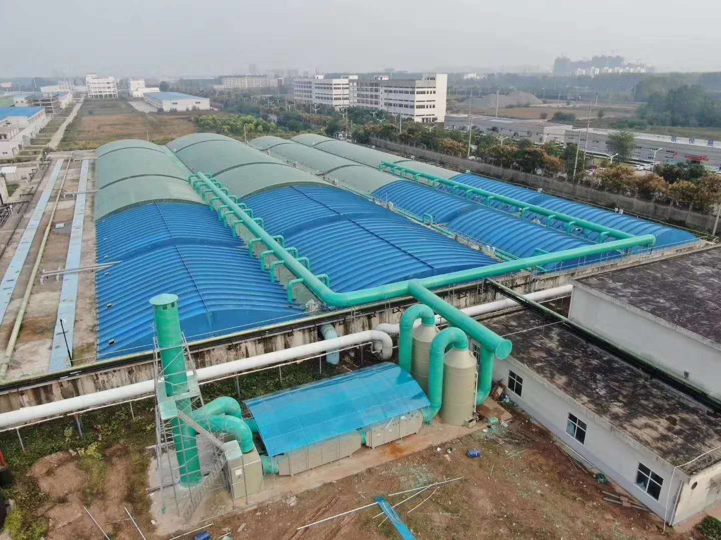 山東某制藥行業(yè)污水站廢氣治理項(xiàng)目
